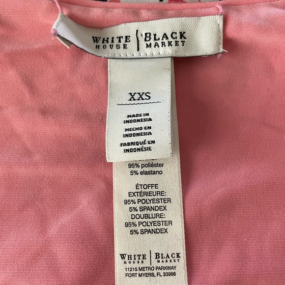 White House Black Market Chic‎ Floral Sleeveless V-Neck Top, Size XXS - Picture 4 of 7